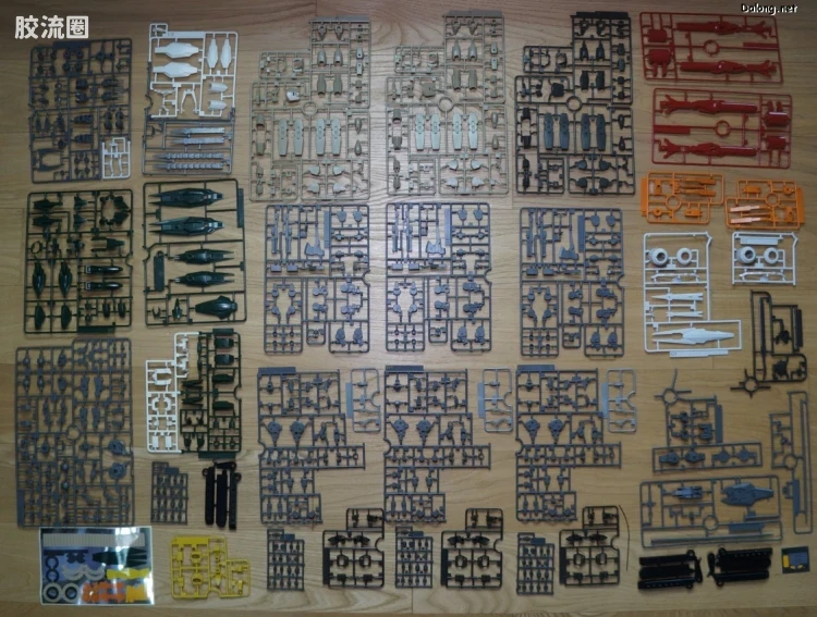 高达铁血的奥尔芬斯 HG 1/144 网络限定版 加拉尔霍恩 阿瑞安罗德舰队 完全套装 - 图片
